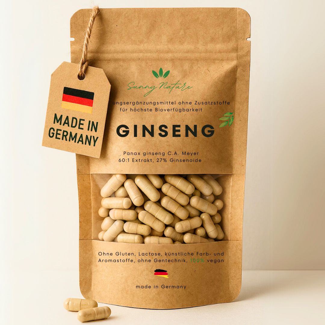 Koreanischer Roter Ginseng Kapseln (Panax Ginseng C.A. Meyer)